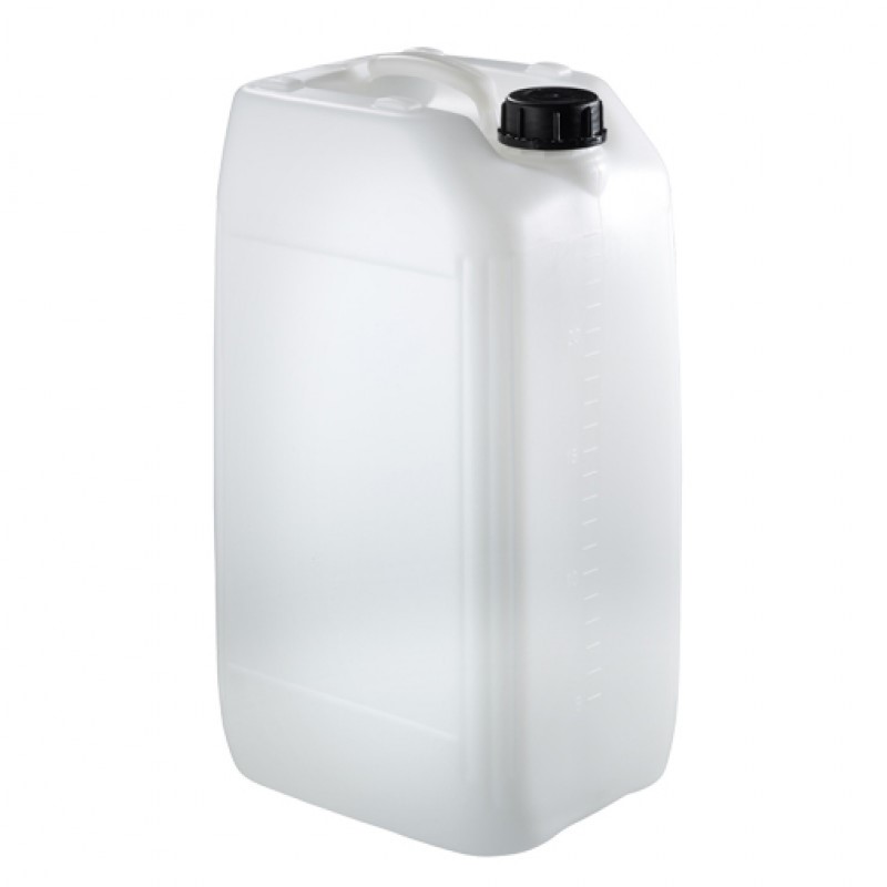 25LTR  JERRY CAN £26.25 IN STOCK NEXT DAY DELIVERY Plastic Natural Stackable UN Approved Jerry Can 1 BOX OF 4 X 25LTRS WITH T/E LID