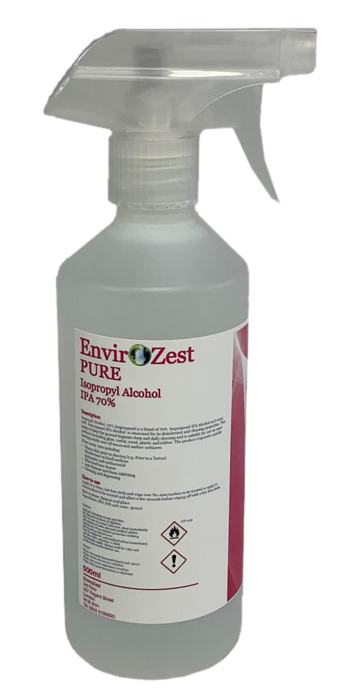 Isopropyl  Alcohol 99% 500ML With Trigger Spray